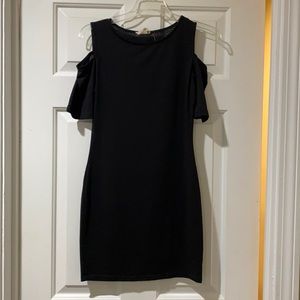 LA hearts simple black dress